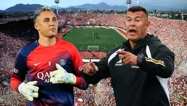 Keylor Navas y Jorge Almirón (Foto tomada de: Wikipedia/ESPN/La Cuarta)