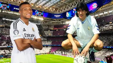 Kylian Mbappé e Iván Zamorano (Foto tomada de: Wikipedia/UEFA/Real Madrid)
