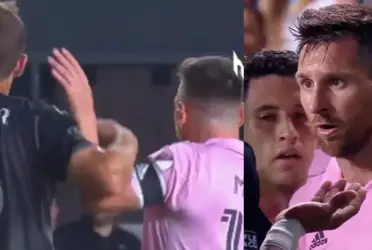 La estrella del Inter Miami no tuvo un partido tranquilo.