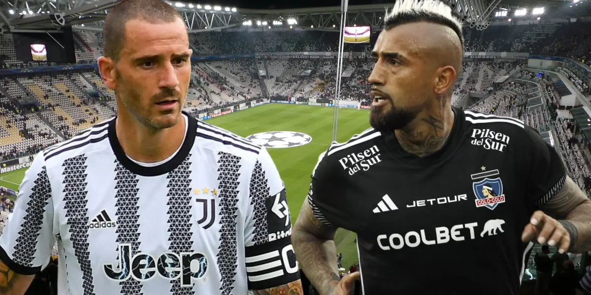 Leonardo Bonucci y Arturo Vidal (Foto tomada de: Wikipedia/Pauta/Transfermarkt)