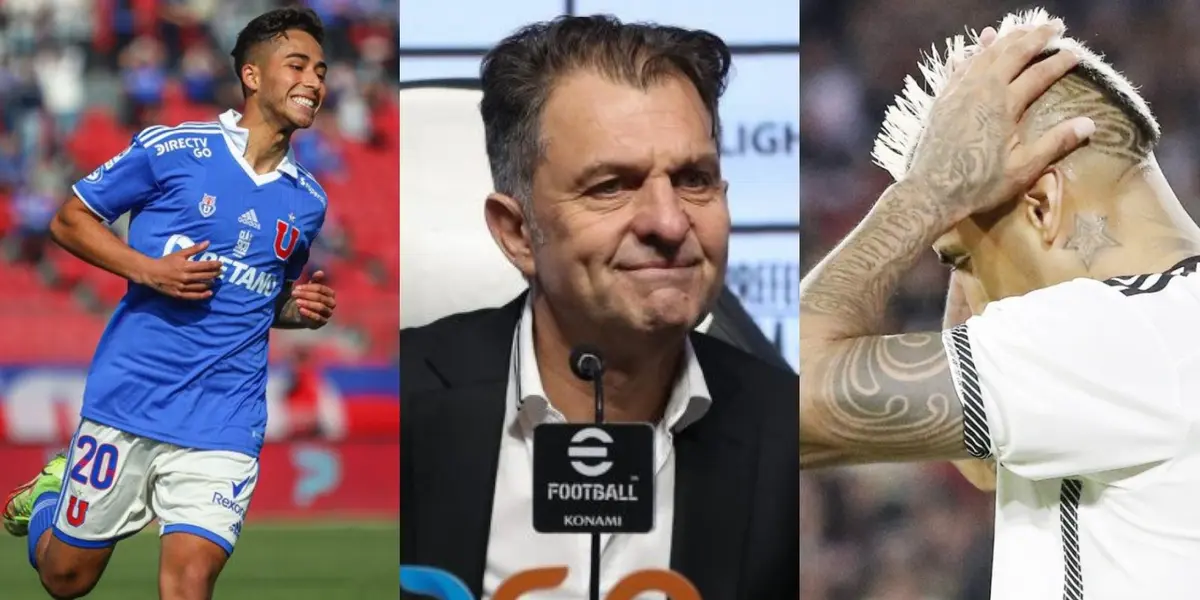 Lucas Assadi, Aníbal Mosa y Arturo Vidal.