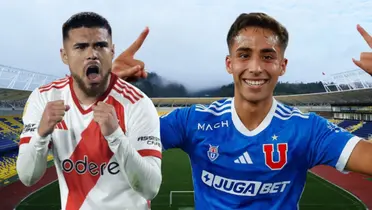 Lucas Assadi y Paulo Díaz (Foto tomada de: Plataforma/U de Chile/River Plate)