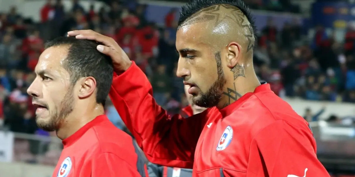 Marcelo Díaz y Arturo Vidal.