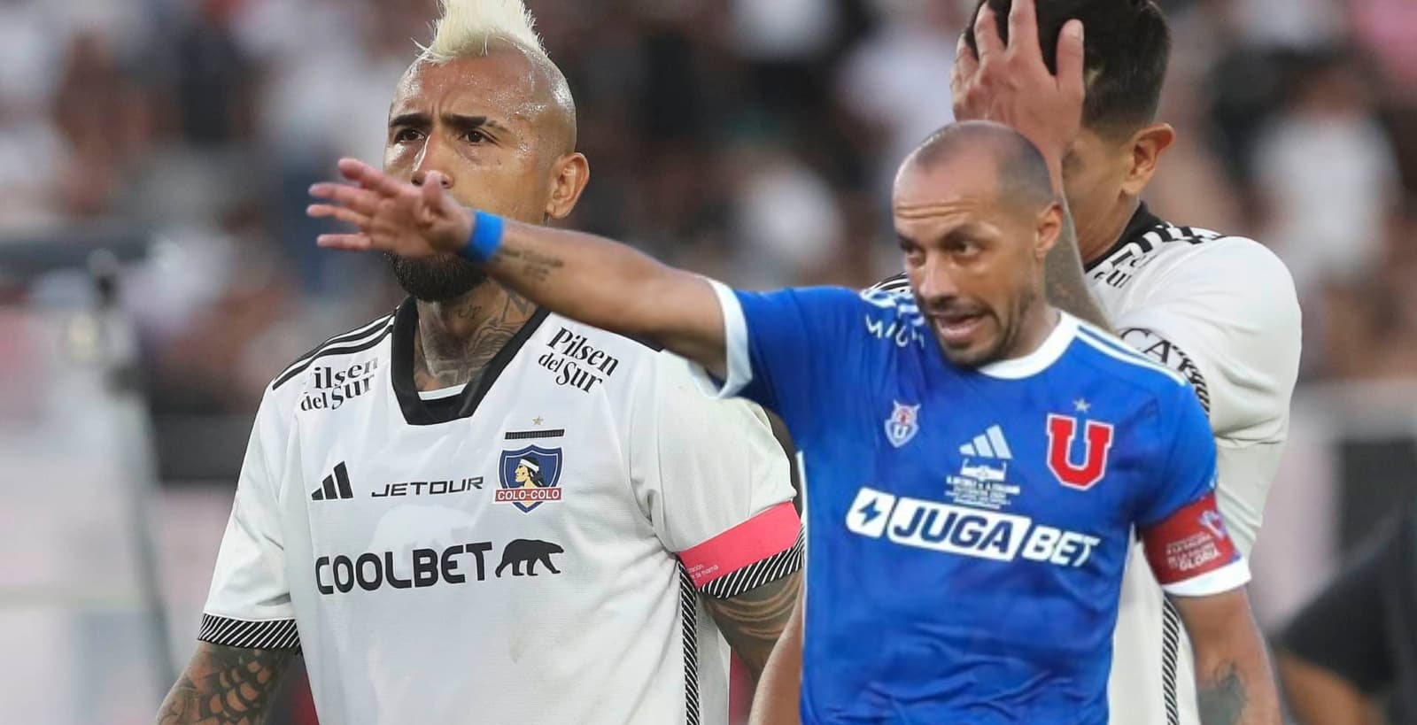 Marcelo Díaz y Arturo Vidal.