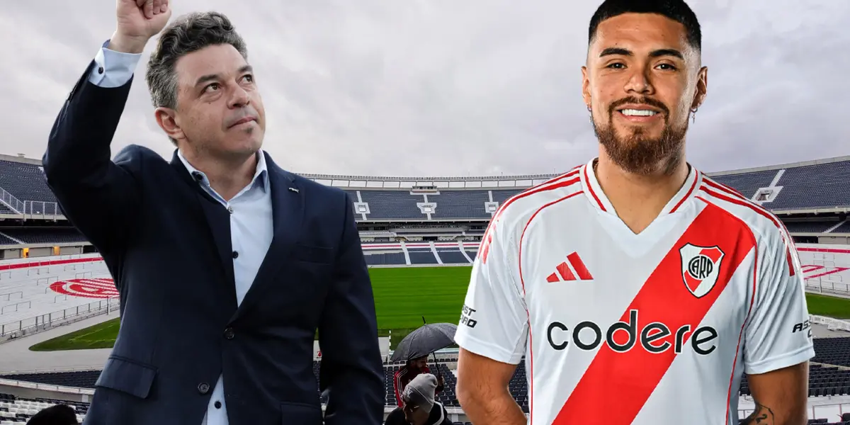 Marcelo Gallardo y Paulo Díaz (Foto tomada de: Wikipedia/River Plate/CONMEBOL)