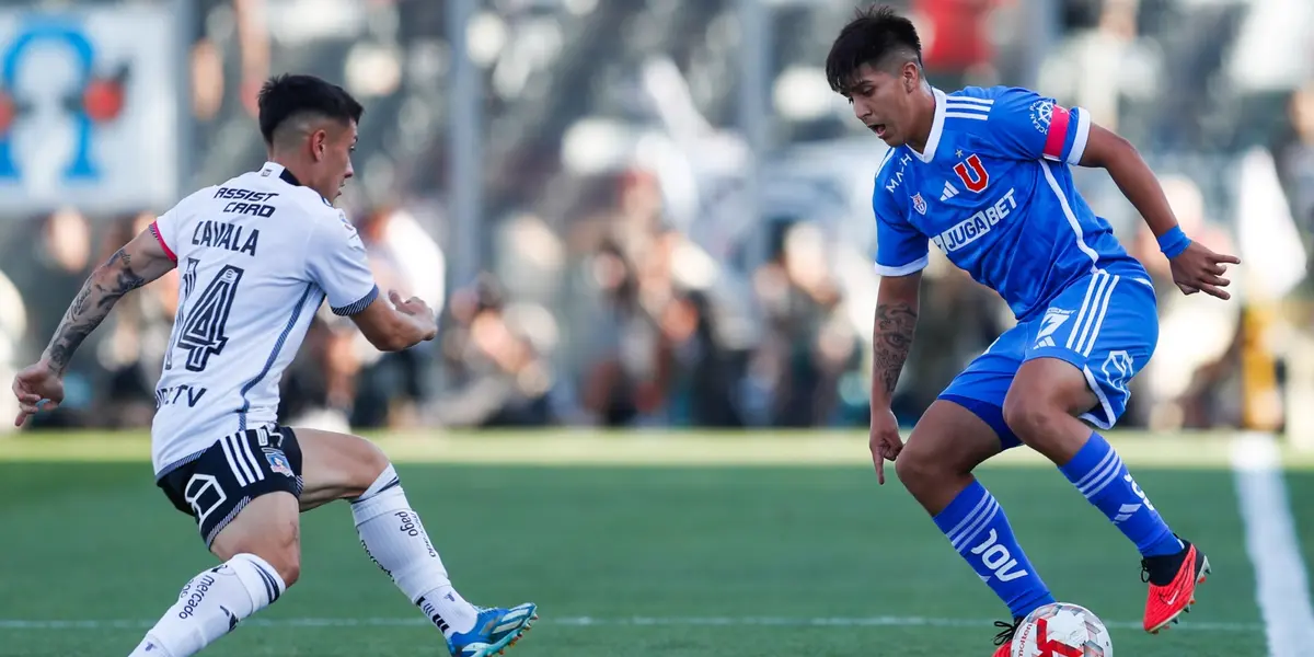 Marcelo Morales enfrentando a Cristian Zavala en el Superclásico 2024.