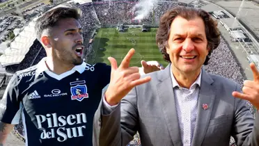 Marcos Bolados y Aníbal Mosa (Foto tomada de: Colo Colo/Sabes)