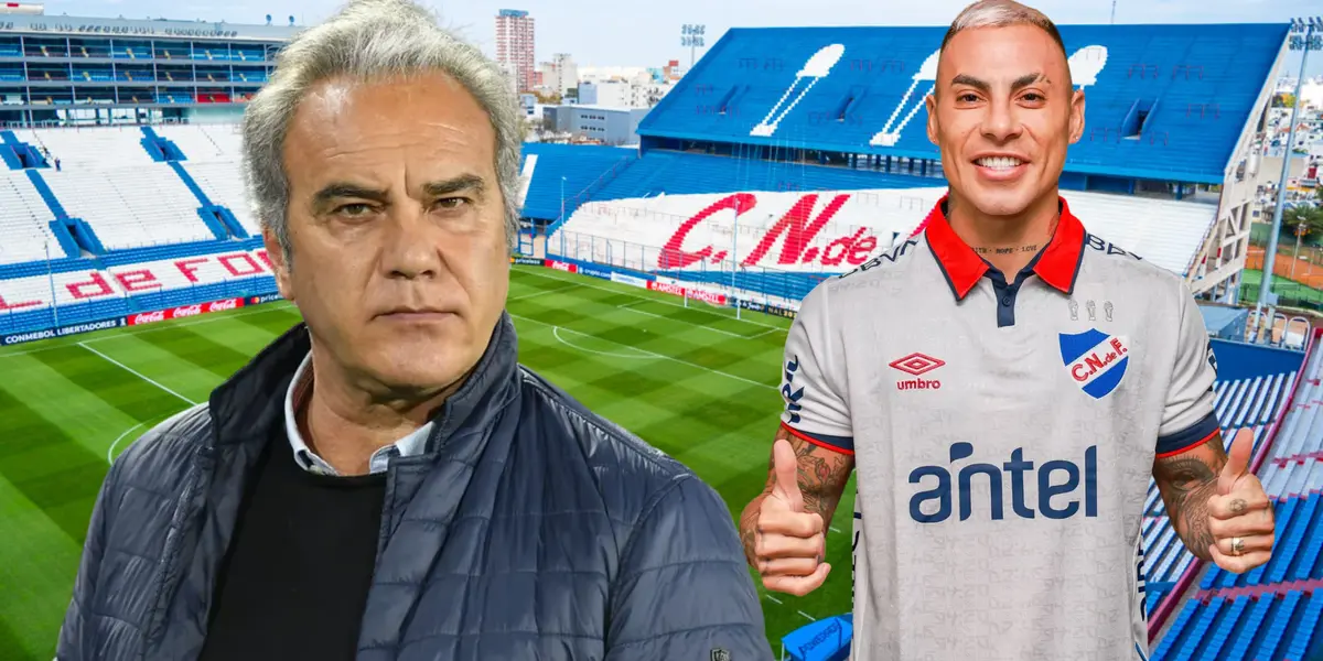 Martín Lasarte y Eduardo Vargas (Foto tomada de: Nacional/Observador/Nacional)