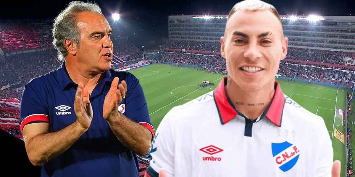 Martín Lasarte y Eduardo Vargas (Foto tomada de: Wikipedia/Nacional/Tenfield)