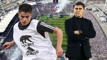 Matías Moya y Gustavo Quinteros (Foto tomada de: Colo-Colo/Punto)