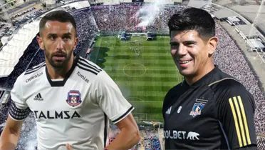 Mauricio Isla y Esteban Pavez (Foto tomada de: Colo-Colo/Cooperativa)