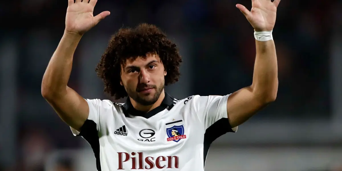 Maximiliano Falcón ha recibido siete rojas desde que llegó a Colo Colo.