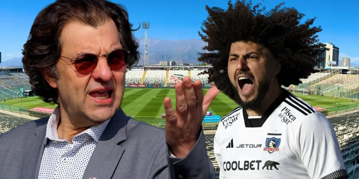 Maximiliano Falcón y Aníbal Mosa (Foto tomada de: Central/Colo Colo)