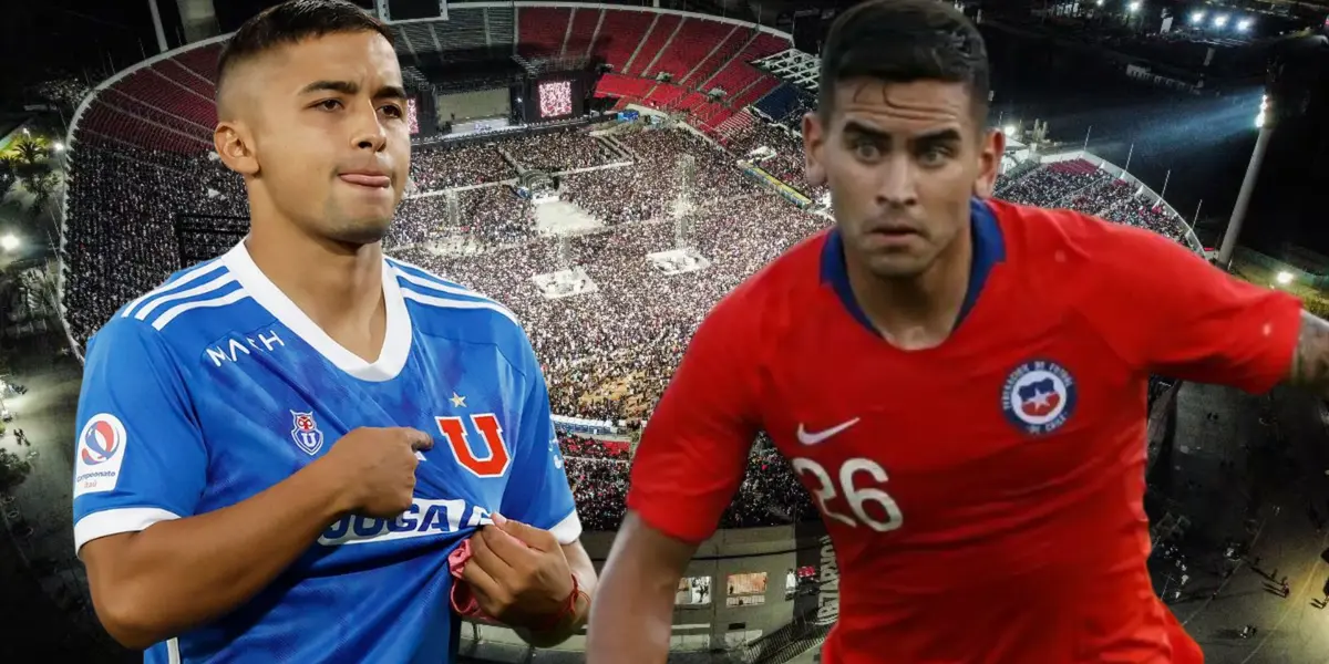 Nicolás Guerra y Sebastián Vegas (Foto tomada de: Los40/Goal/Universidad de Chile)