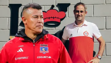 Pablo Álvarez y Jorge Almirón (Foto tomada de: Unión San Felipe/Colo-Colo(