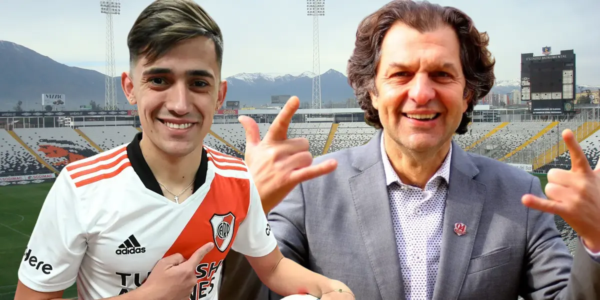 Pablo Solari y Aníbal Mosa (Foto tomada de: Wikipedia/River Plate/Sabes)