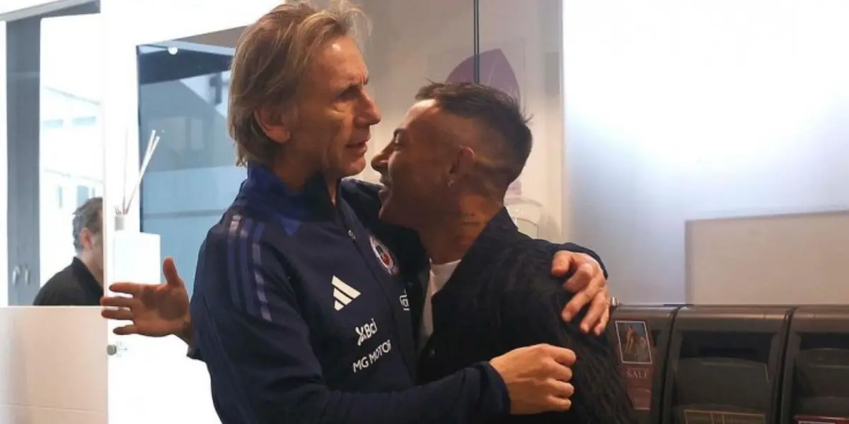 Ricardo Gareca celebró la actuación de Eduardo Vargas.