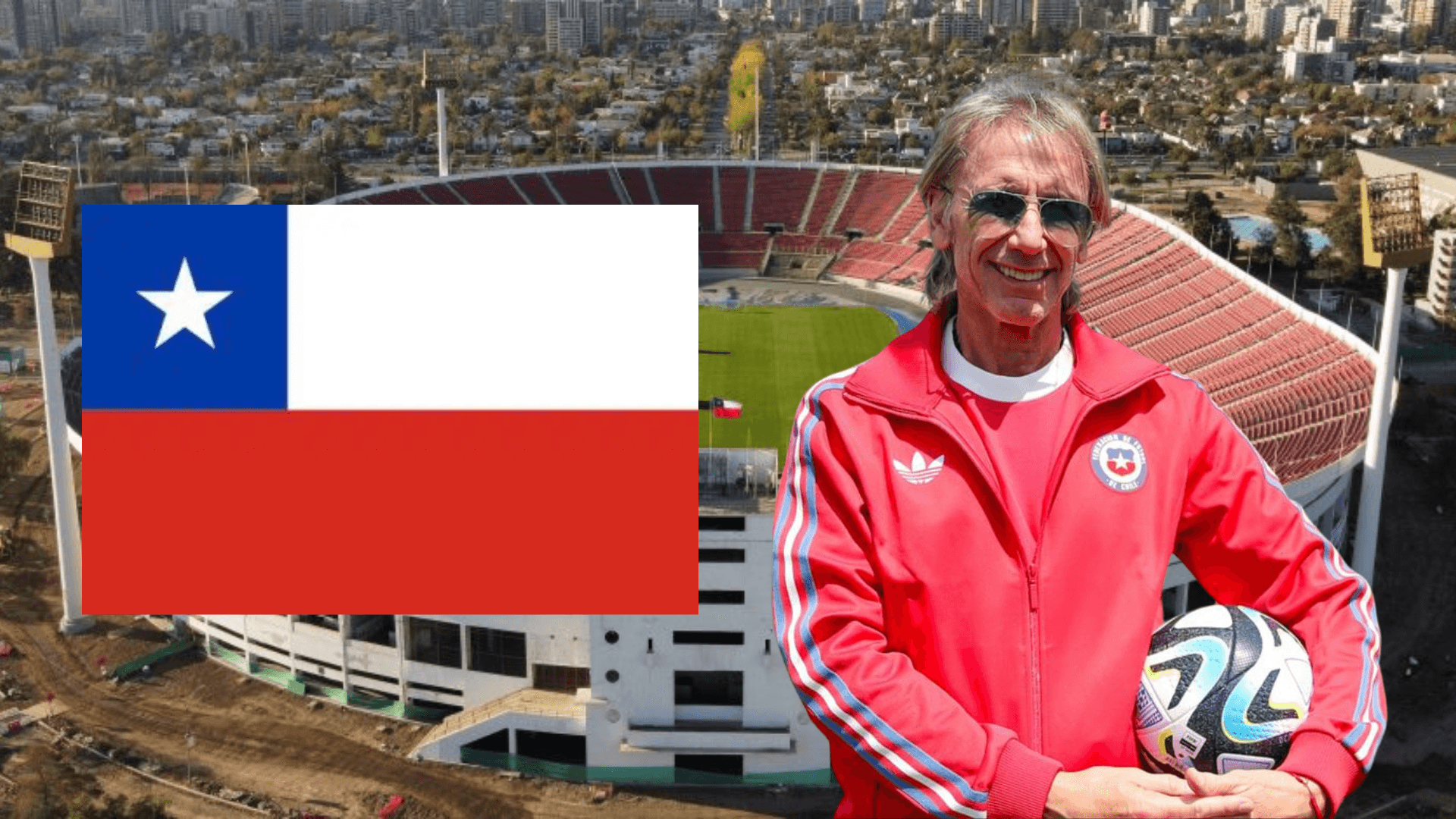 Ricardo Gareca (Foto tomada de: La Cuarta/La Roja/Wikipedia)