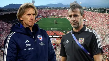 Ricardo Gareca y Fernando Batista (Foto tomada de: Wikipedia/Venezuela/La Roja)