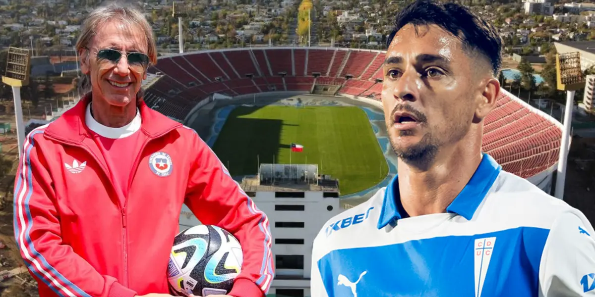 Ricardo Gareca y Fernando Zampedri (Foto tomada de: La Cuarta/Universidad Católica/La Roja)