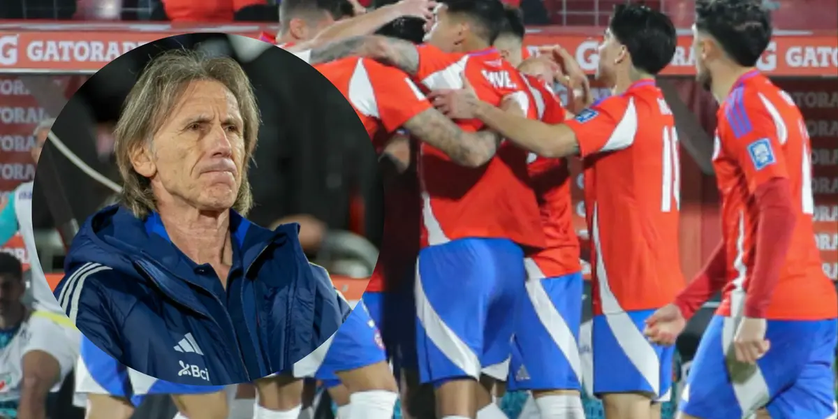 Ricardo Gareca y jugadores de Chile. Foto: redes de La Roja.