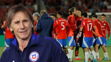 Ricardo Gareca y jugadores de La Roja (Foto tomada de: La Roja)