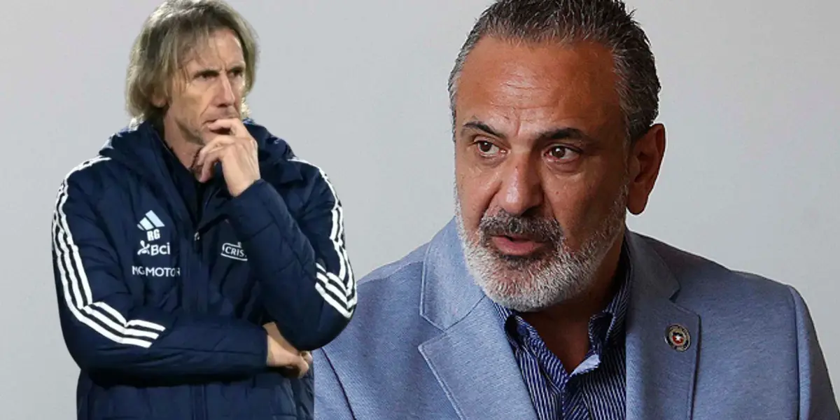 Ricardo Gareca y Pablo Milad (Foto tomada de: ANFP/La Roja)