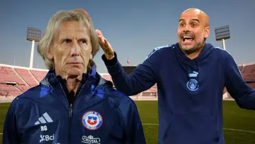Ricardo Gareca y Pep Guardiola (Foto tomada de: Monumentos/El Universo/Tribuna)