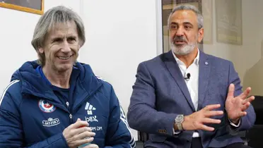 Ricrdo Gareca y Pablo Milad (Foto tomada de: Chile/Concepción)