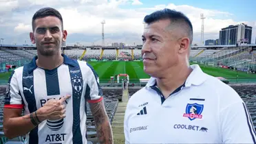 Sebastián Vegas y Jorge Almirón (Foto tomada de: RedGol/Monterrey)