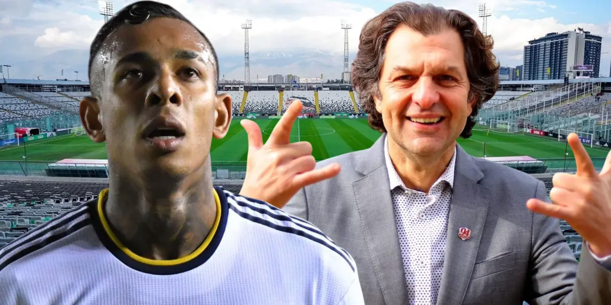 Sebastián Villa y Aníbal Mosa (Foto tomada de: Colo Colo/ESPN/Sabes)