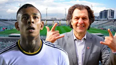 Sebastián Villa y Aníbal Mosa (Foto tomada de: Colo Colo/ESPN/Sabes)