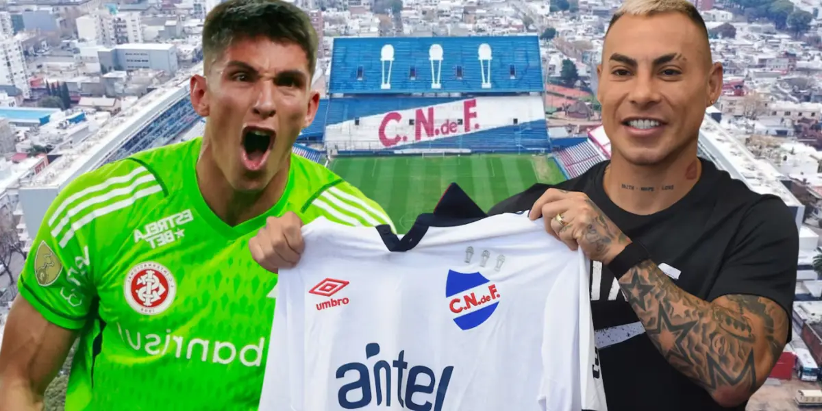 Sergio Rochet y Eduardo Vargas (Foto tomada de: Litoral/Nacional/Transfermarkt)