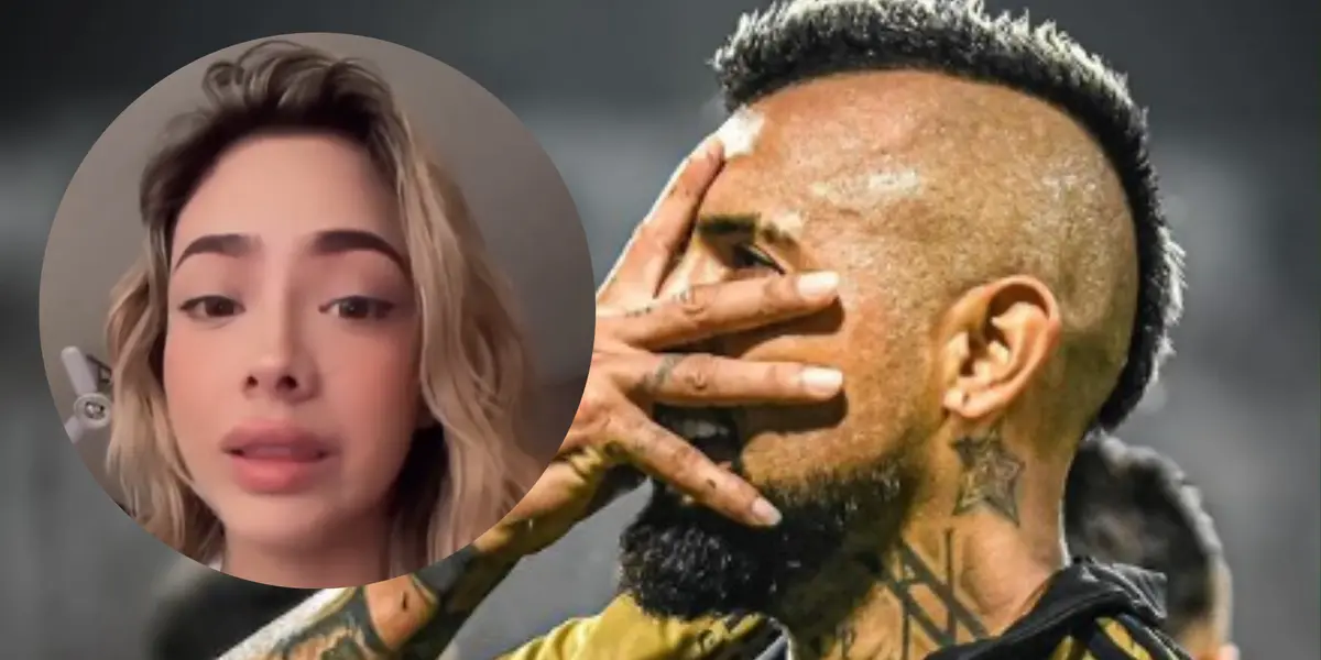 Sile Sajor y Arturo Vidal. Foto: redes de Sile Sajor y Arturo Vidal.