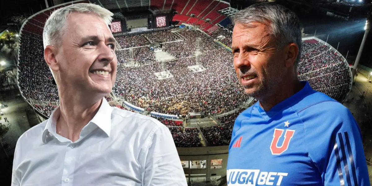 Tiago Nunes y Gustavo Álvarez (Foto tomada de: Los40/U de Chile/Infobae)