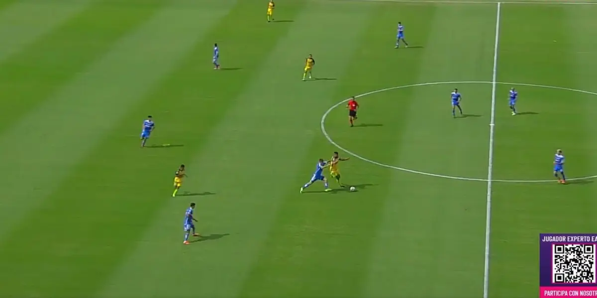 Universidad de Chile enfrentando a Coquimbo Unido en el Estadio Nacional.