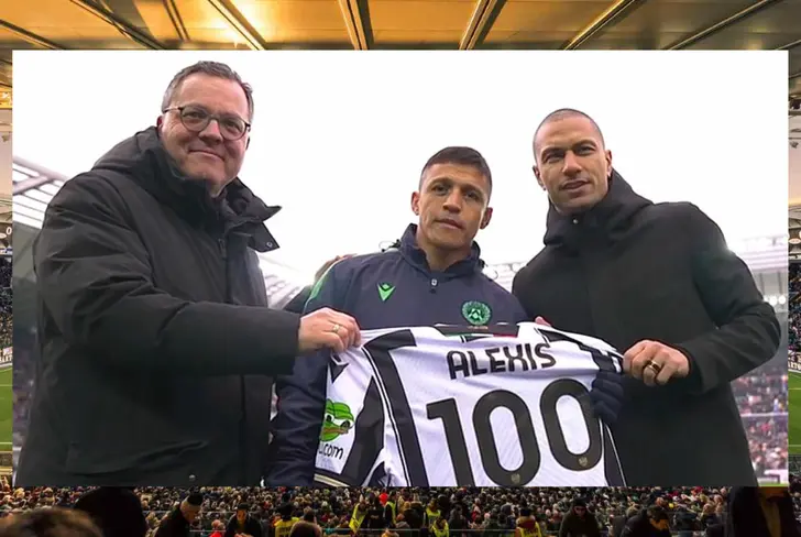 Homenaje a Alexis Sánchez del Udinese (Foto tomada de: ESPN)