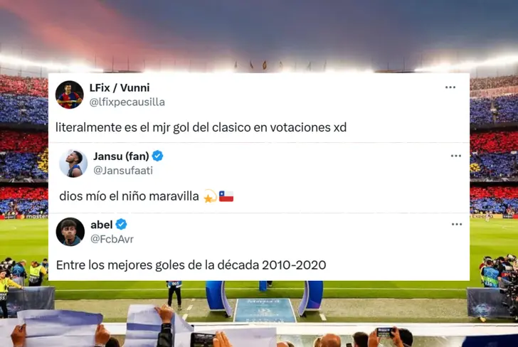 Comentarios de los hinchas del FC Barcelona sobre Alexis Sánchez (Foto tomada de: X)